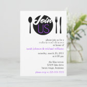 Invitation Dîner de répétition (Debout devant)