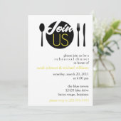 Invitation Dîner de répétition (Debout devant)