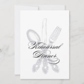 Invitation Dîner de répétition (Devant)