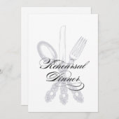 Invitation Dîner de répétition (Devant / Derrière)