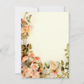 Invitation Dîner de répétition (Dos)