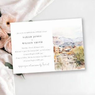 Invitation Dîner de répétition à Colorado Springs, Colorado
