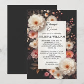 Invitation Dîner de répétition asiatique asiatique épaisse co (Devant / Derrière)