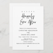 Invitation Dîner De Répétition, Avant Heureusement Jamais Apr (Devant / Derrière)