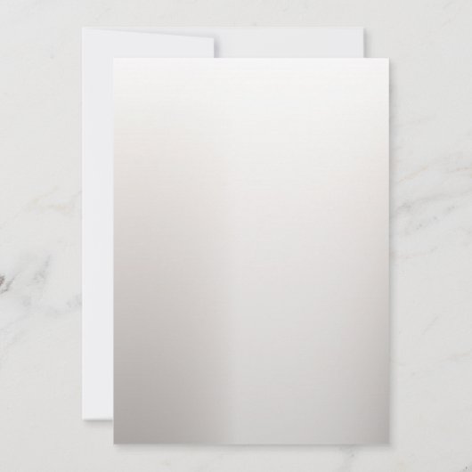 Invitation Dîner de répétition Boho Fleur blanche Blue Moon P (Dos)