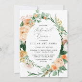 Invitation Dîner de répétition Botanique Boho Neutral Green (Devant)