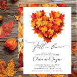 Invitation Dîner de répétition cardiaque<br><div class="desc">Cette invitation à dîner de répétition présente un beau coeur de feuilles d'automne, ce qui en fait un endroit idéal pour une fête sur le thème de l'automne. L'invitation est simple et élégante, avec un arrière - plan blanc et un texte noir. Le coeur de la feuille d'automne ajoute une...</div>