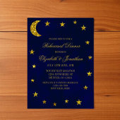 Invitation Dîner de répétition céleste