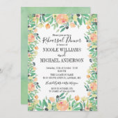 Invitation Dîner de répétition classique écossais (Devant / Derrière)