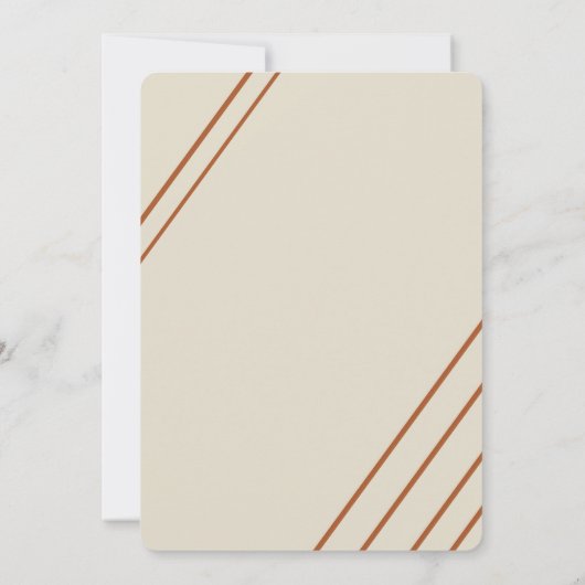 Invitation Dîner de répétition classique et élégant (Dos)