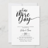 Invitation Dîner de répétition classique et élégant (Devant)