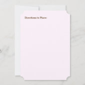 Invitation Dîner de répétition Coeur Silhouette Couple (Dos)