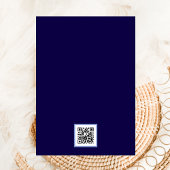 Invitation Dîner de répétition d'aquarelle florale Blue Hydra