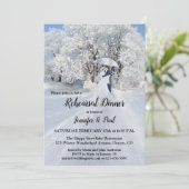 Invitation Dîner de répétition d'art hivernal Wonderland (Debout devant)