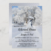 Invitation Dîner de répétition d'art hivernal Wonderland (Devant / Derrière)