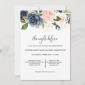 Invitation Dîner de répétition d'automne (Devant)