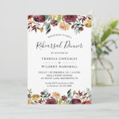 Invitation Dîner de répétition d'automne en Bourgogne (Debout devant)