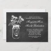 Invitation Dîner de répétition de bocal de tableau noir invit (Devant)