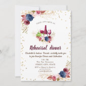 Invitation Dîner de répétition de Bourgogne (Devant)