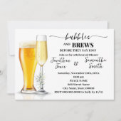 Invitation Dîner de répétition de bulles et brasseries Eucaly (Devant)