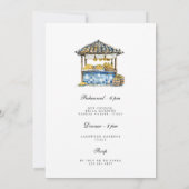 Invitation Dîner de répétition de citron méditerranéen Invita (Dos)