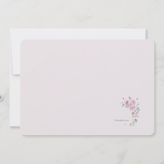 Invitation Dîner de répétition de coeur ouvert (Dos)