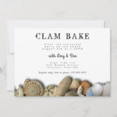 Invitation Dîner de répétition de coquillages Clam Bake Invit (Devant)