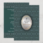 Invitation Dîner de répétition de fourche à cuillère à carott (Devant / Derrière)