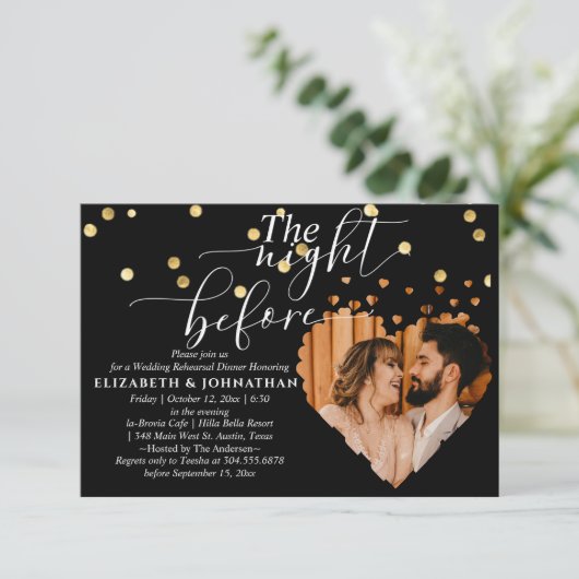 Invitation Dîner de répétition de golf (Debout devant)