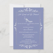 Invitation Dîner de répétition de la boucle Peacock (Devant)