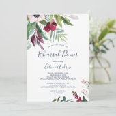 Invitation Dîner de répétition de la brise tropicale (Debout devant)