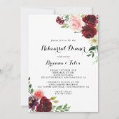 Invitation Dîner de répétition de la calligraphie du printemp (Devant)