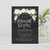 Invitation Dîner de répétition de la couleur d'aquarelle (Debout devant)