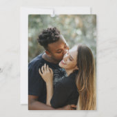 Invitation Dîner de répétition de la couronne séchée de feuil (Dos)