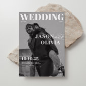 Invitation Dîner de répétition de la couverture du magazine n