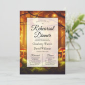 Invitation Dîner de répétition de la Forêt d'Ambre magique (Debout devant)