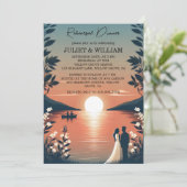 Invitation Dîner de répétition de la forêt de Lakeside (Debout devant)