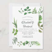 Invitation Dîner de répétition de la forêt forestière (Devant)