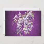 Invitation Dîner de répétition de la glycine d'arg (Dos)