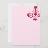 Invitation Dîner de répétition de la grande salle (rouge) (Dos)