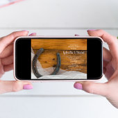 Invitation Dîner de répétition de la grange de fer à cheval e