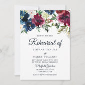 Invitation Dîner de répétition de la marine et de la Bourgogn (Devant)