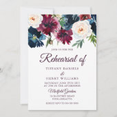 Invitation Dîner de répétition de la Marine et de la Bourgogn (Devant)