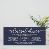 Invitation Dîner de répétition de la Marine et de la Calligra (Debout devant)