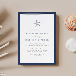 Invitation Dîner de répétition de la Marine et de la Starfish