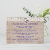 Invitation Dîner de répétition de la musique romantique Invit (Debout devant)