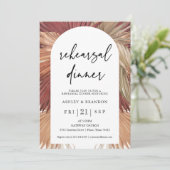 Invitation Dîner de répétition de la Terre de Pampas Grass Bo (Debout devant)