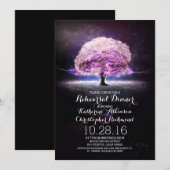 Invitation dîner de répétition de l'arbre (Devant / Derrière)