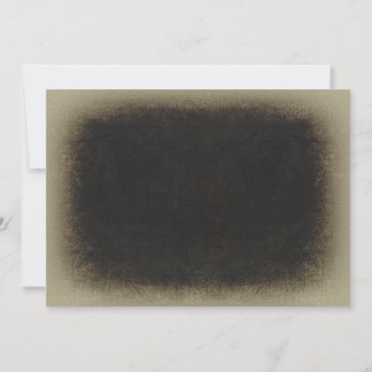 Invitation Dîner de répétition de l'arbre rustique (Dos)