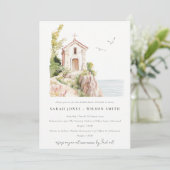 Invitation Dîner de répétition de l'église côtière catholique (Debout devant)